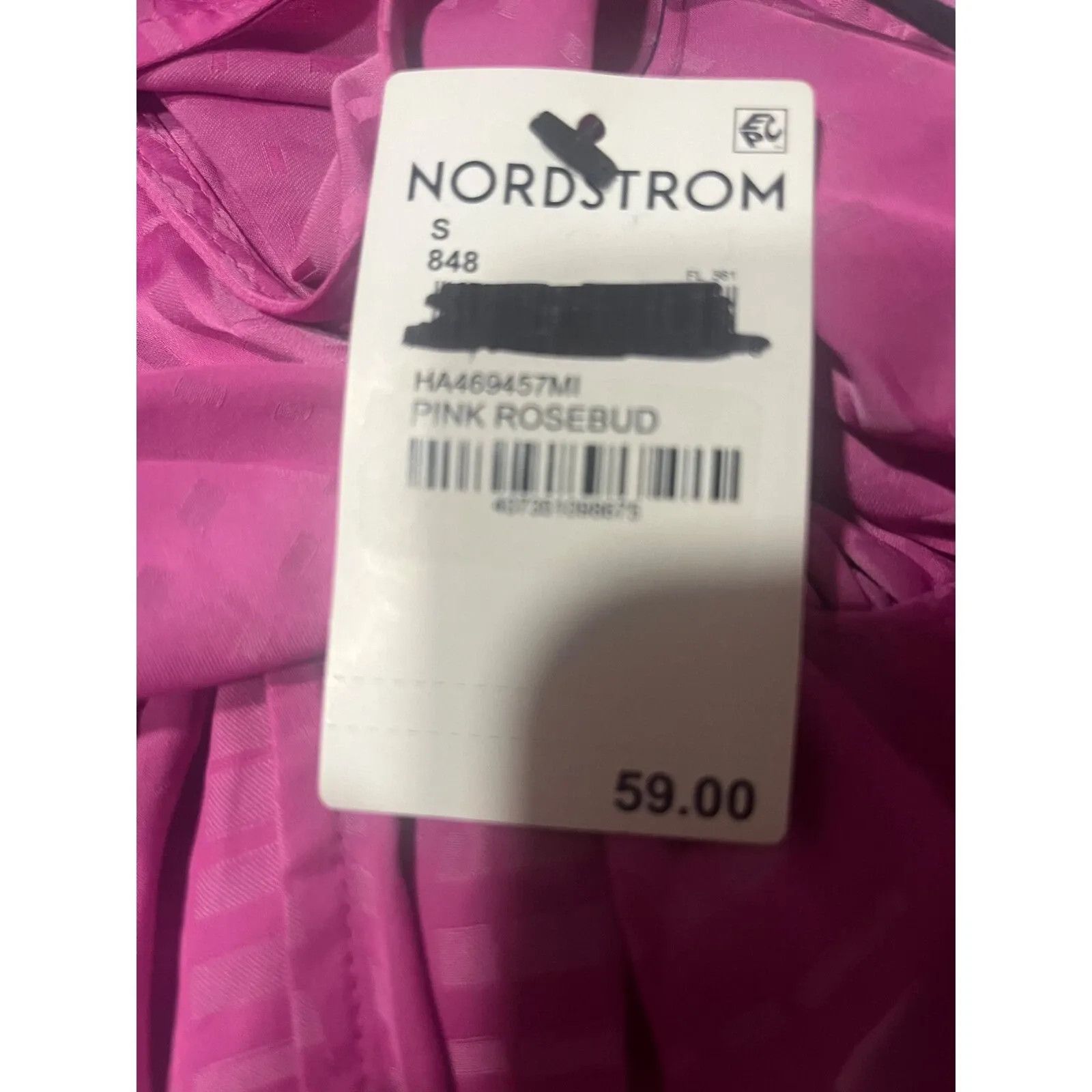 Other Halogen Twist Front Top, Pink Rosebud, Sz. S Size S / US 4 / IT 40 - 8 Thumbnail