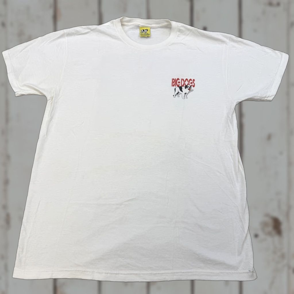 Big Dogs VINTAGE Big Dogs Shirt Mens Large White Beach 90s Volleyball Dog Graphic Print USA Cotton Crew Neck Short Sleeve Men Size US L / EU 52-54 / 3 - 1 Thumbnail