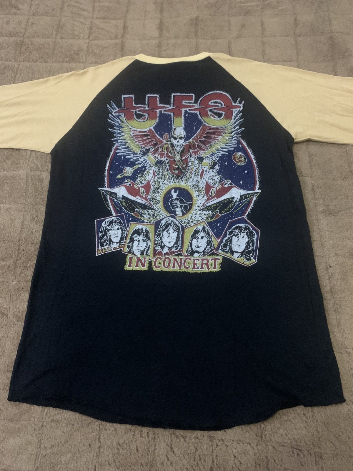 Band Tees Vintage UFO In Convert 80s Raglan Size US S / EU 44-46 / 1 - 8 Thumbnail