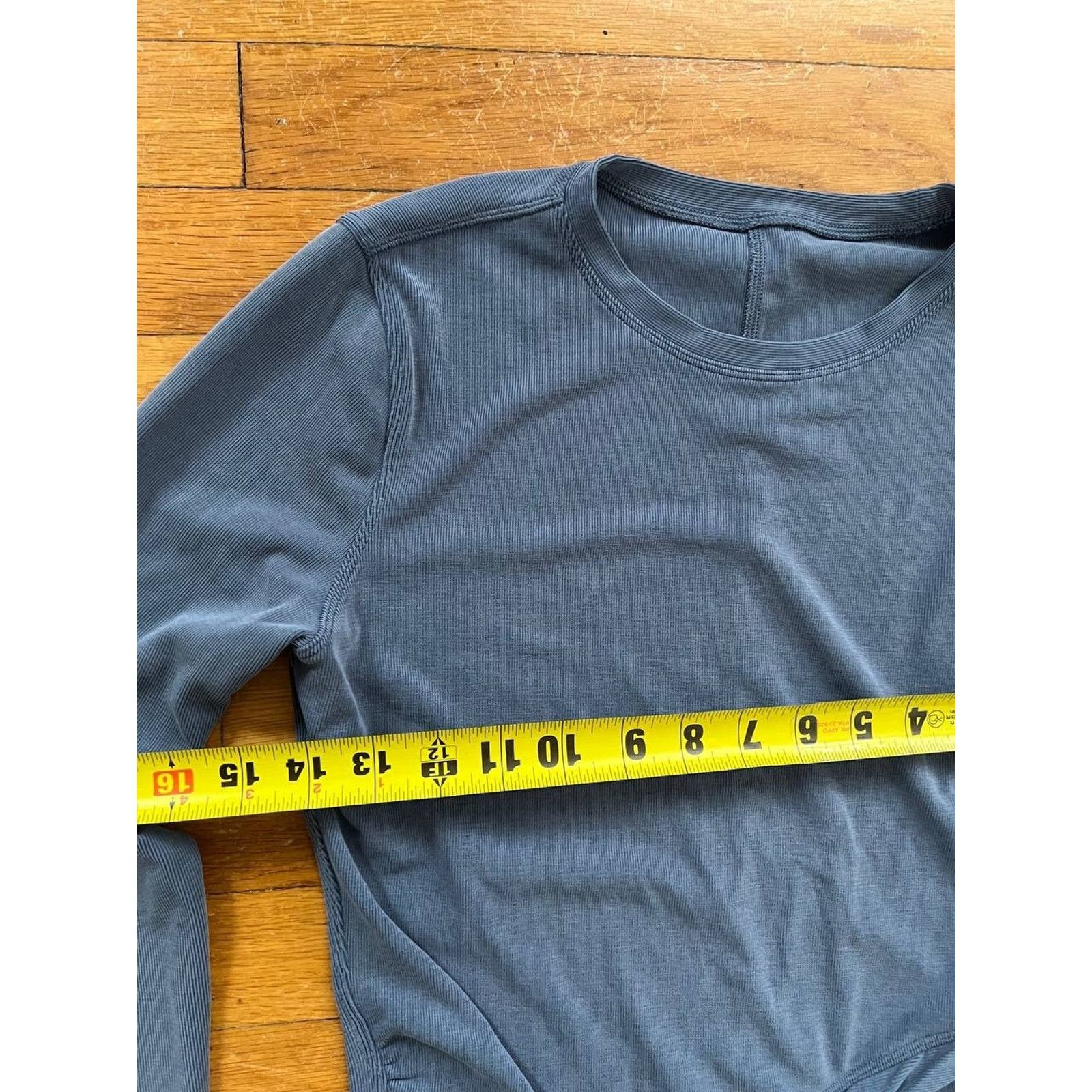 Lululemon Lululemon Do Sleeve Shirt Top Blue Size 2 A001687 Size XS / US 0-2 / IT 36-38 - 4 Thumbnail