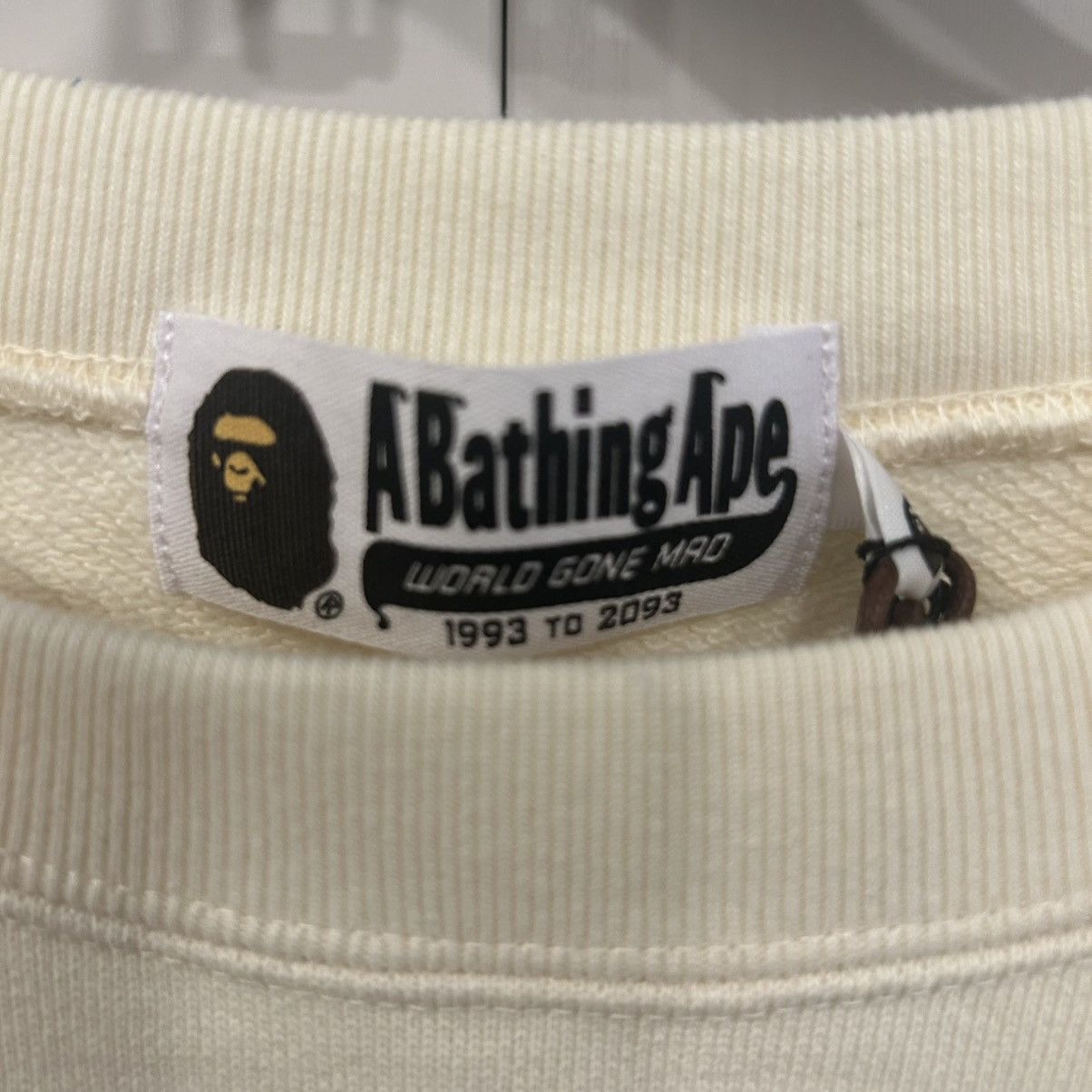Bape Concepts x Bathing Ape Collegiate crewneck sweater size L Size US L / EU 52-54 / 3 - 3 Thumbnail