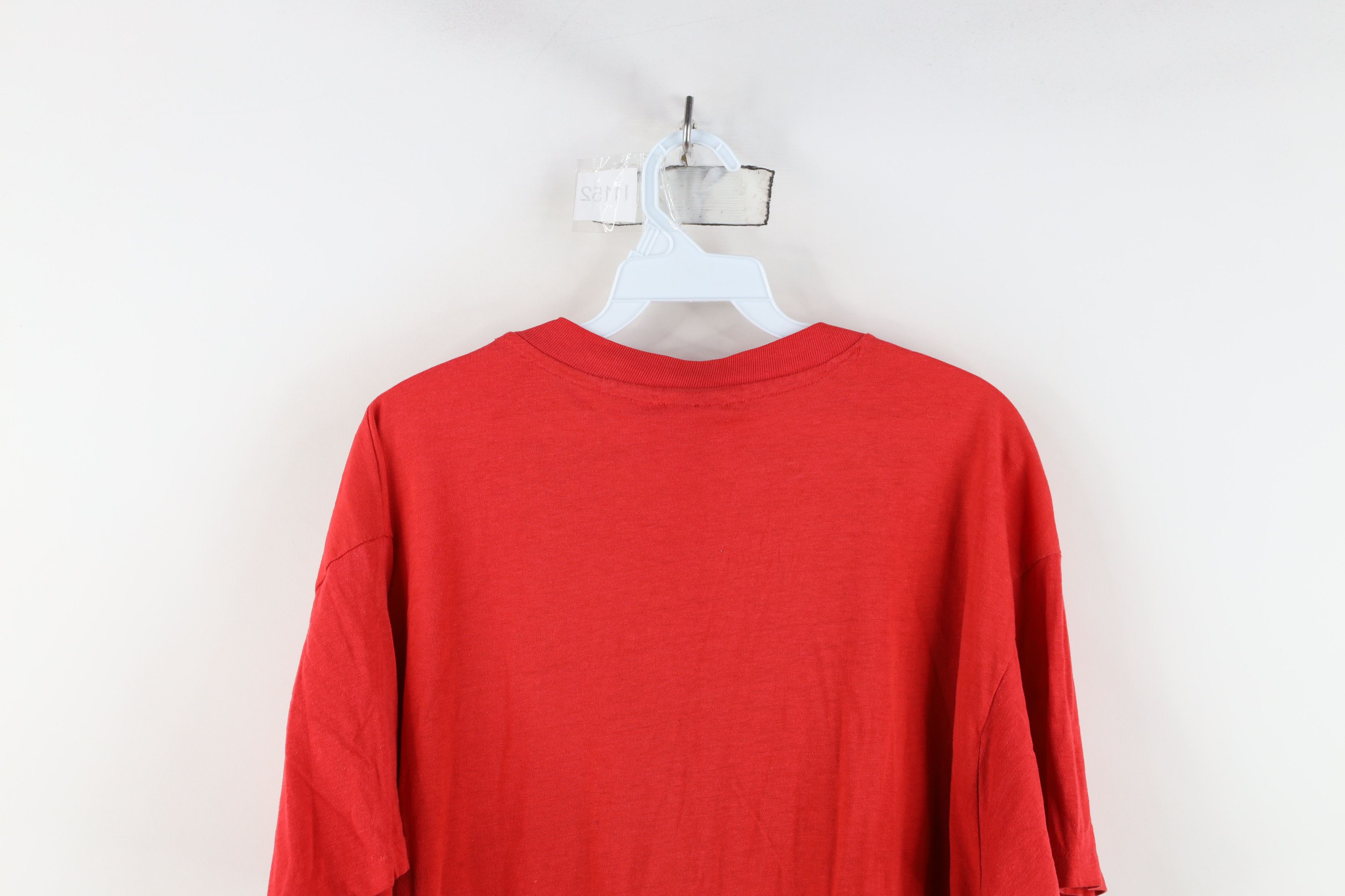 Vintage Vintage 80s 90s Streetwear Dog Saloon Alaska T-Shirt Red USA Size US XL / EU 56 / 4 - 12 Thumbnail
