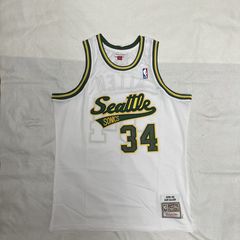 Ray Allen #34 Seattle Supersonics Reebok NBA Basketball Jersey