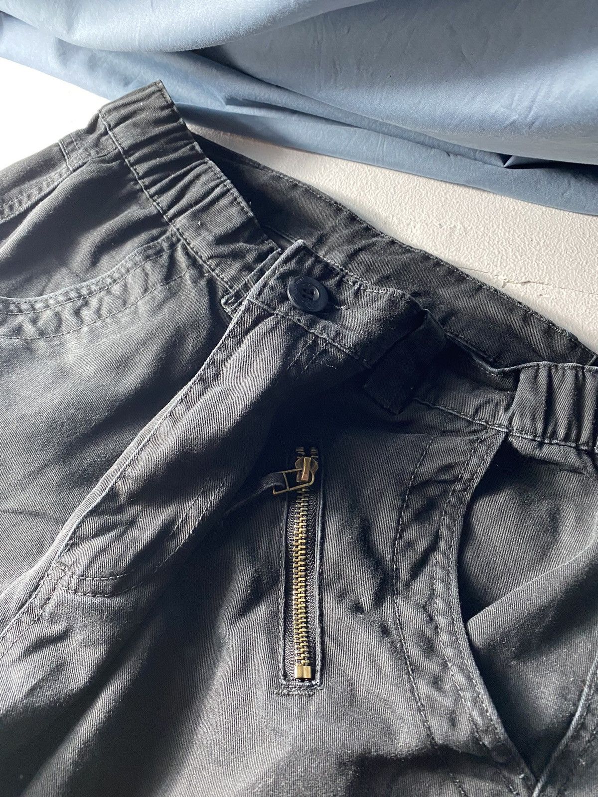 If Six Was Nine × Japanese Brand RARE🔥BONDAGE BLACK OPIUM MULTIPOCKET PANTS Y2k WATANABE Size US 33 - 4 Thumbnail