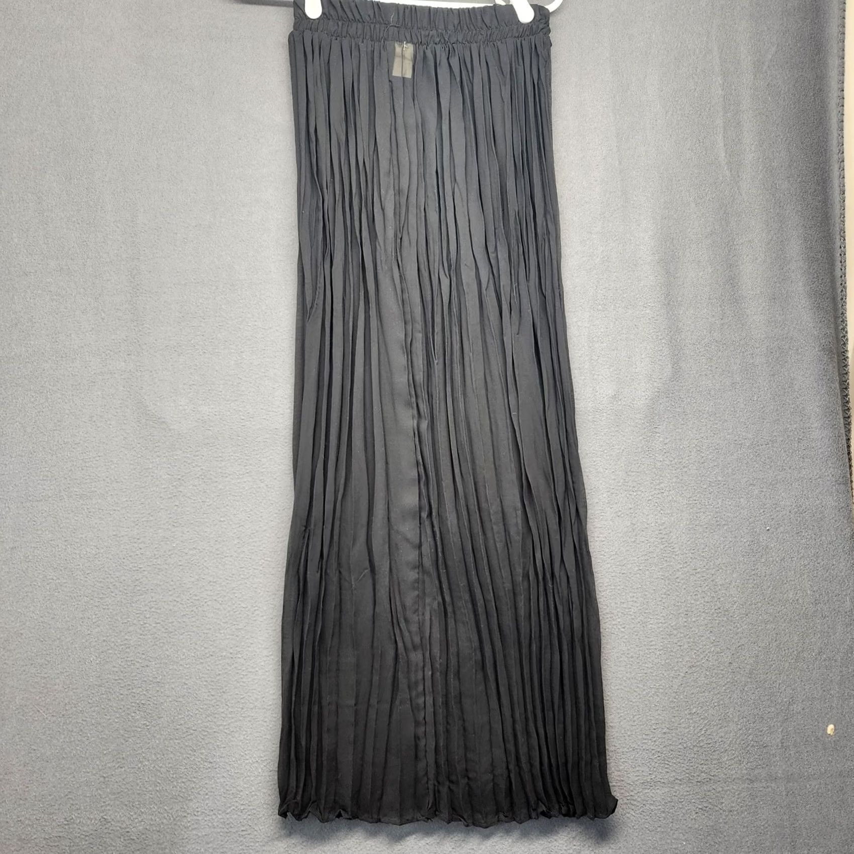 Vintage VINTAGE Black Maxi Skirt Long Semi Sheer Whimsygoth Witchy Fairy Grunge USA Skirt M Womens Size 32" / US 10 / IT 46 - 2 Thumbnail