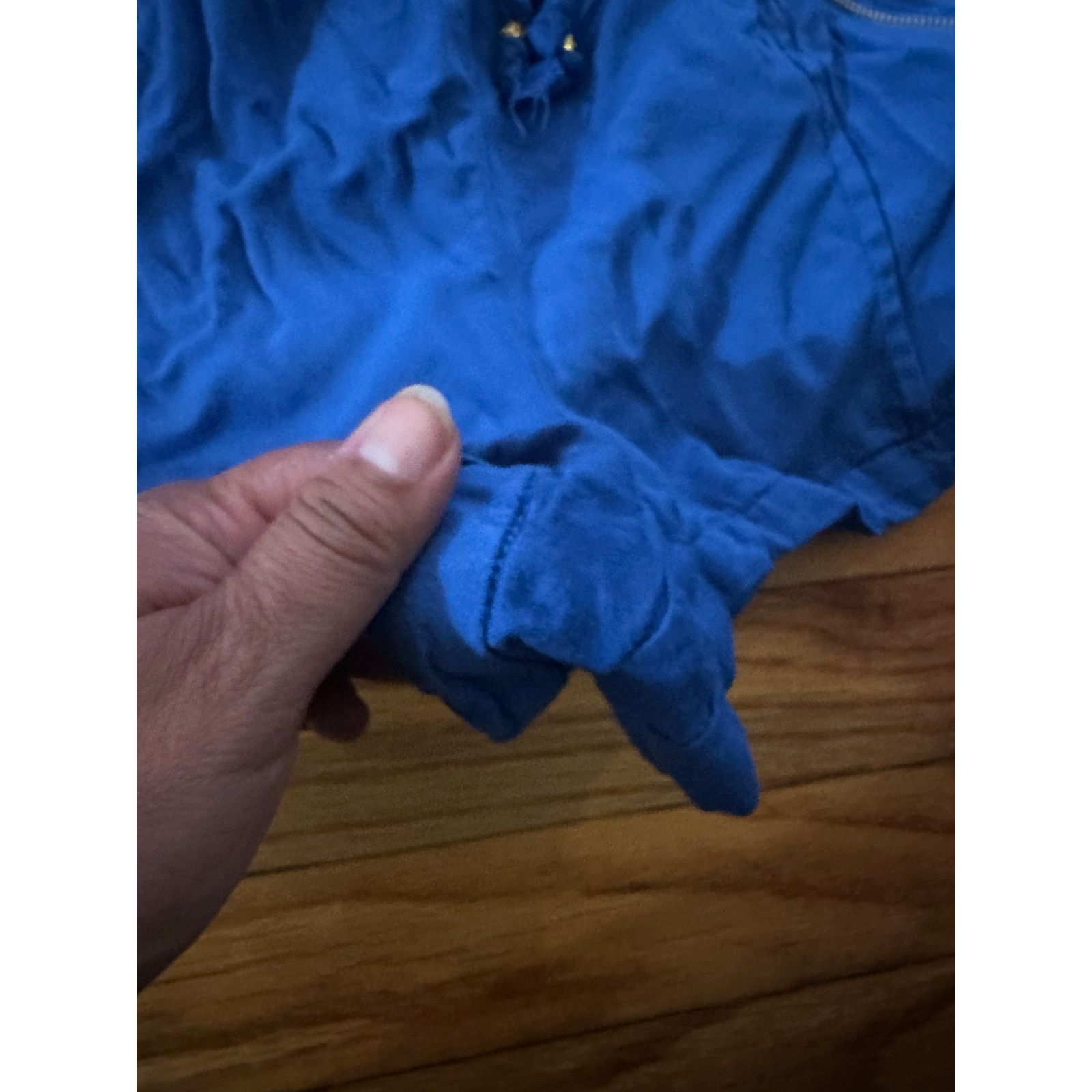 Guess Guess Blue Drawstring Shorts with Zipper Pockets Size 28" / US 6 / IT 42 - 5 Thumbnail