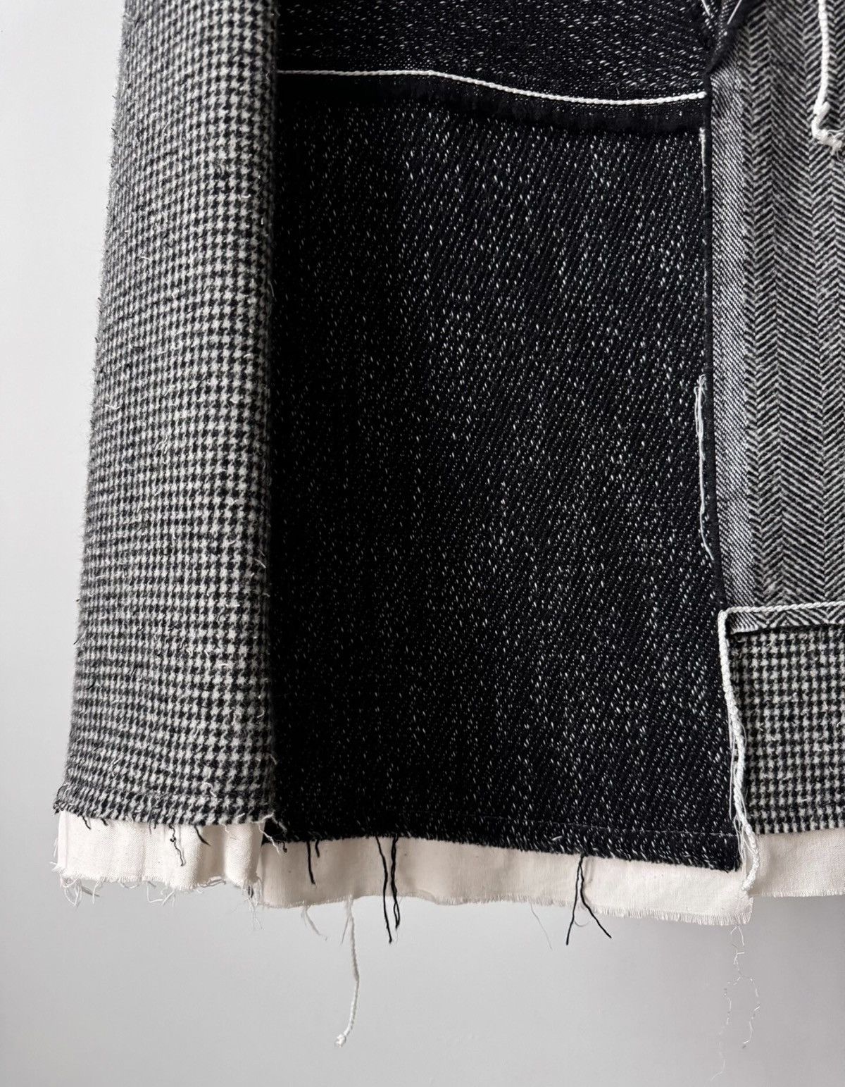 Maison Margiela MAISON MARGIELA Collarless Wool Blend Mid-Length Coat Size US S / EU 44-46 / 1 - 4 Thumbnail