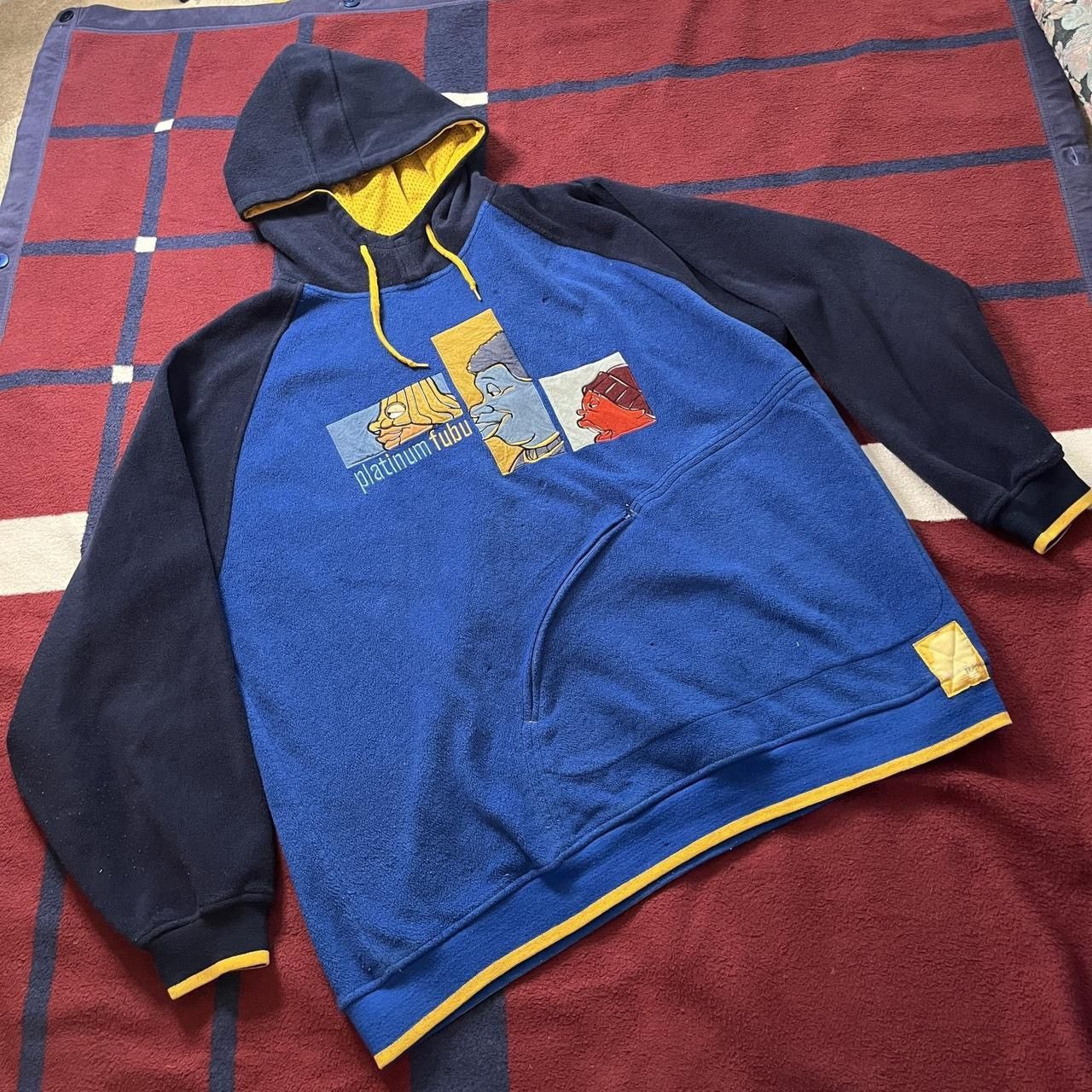 Fubu Platinum Fubu Vintage Y2K Hoodie Fat Albert & Junkyard Gang Size US XXL / EU 58 / 5 - 1 Thumbnail