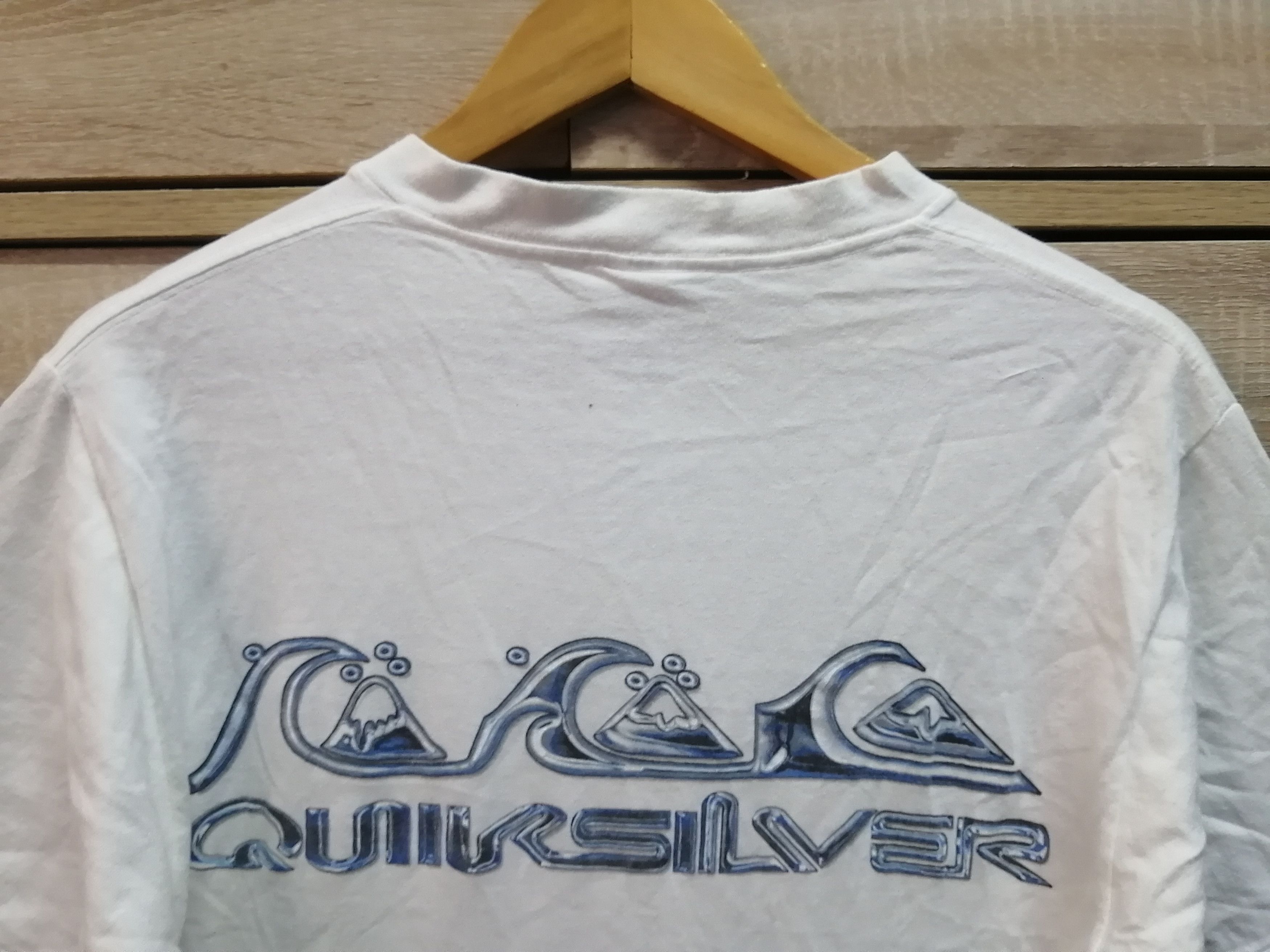 Vintage Thrashed Sun Faded quiksilver Shirt Distressed Grunge Band Size US S / EU 44-46 / 1 - 3 Thumbnail
