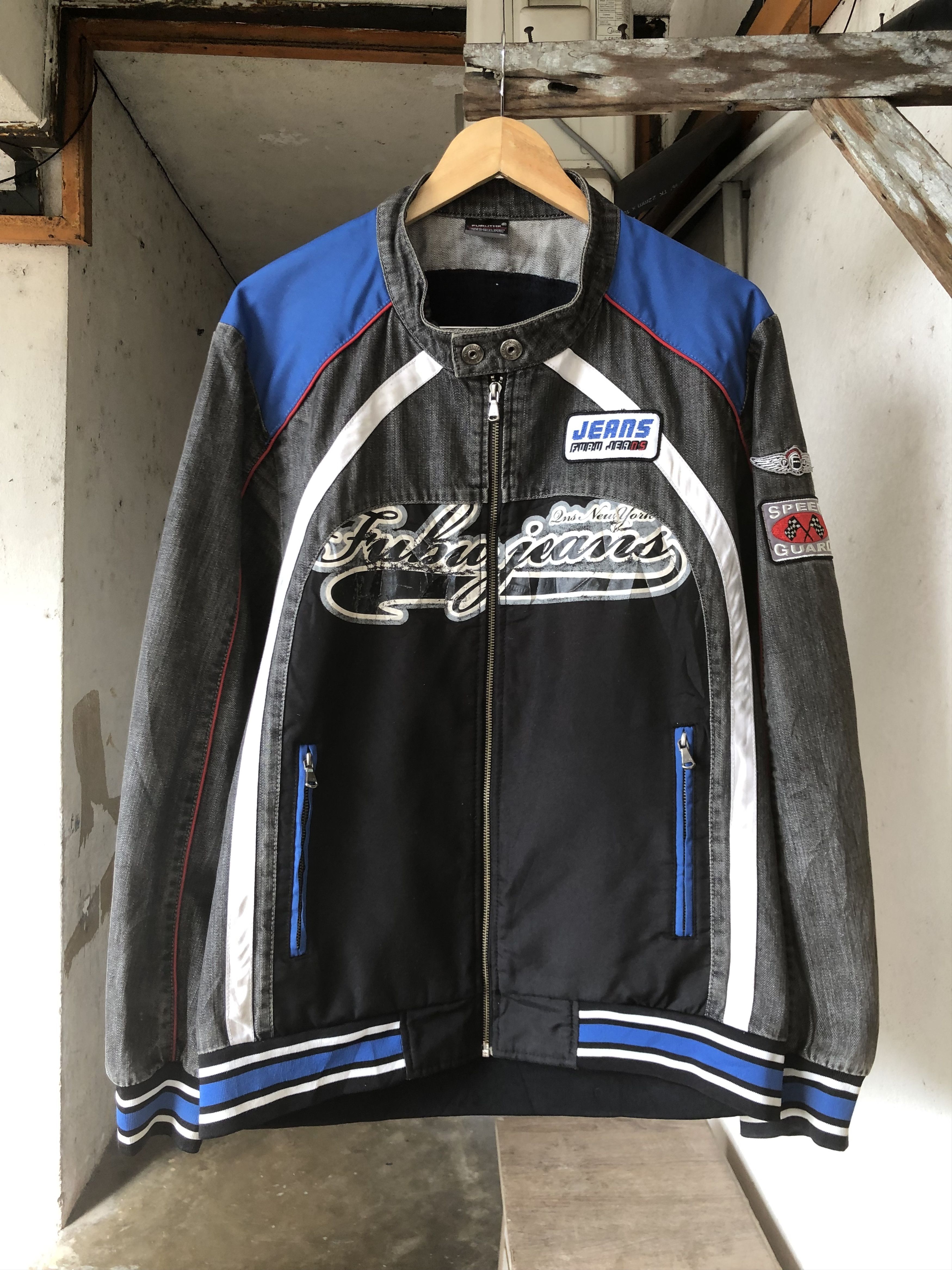 Fubu Rare Fubu The Collection Biker Motorcycle Jacket Size US XL / EU 56 / 4 - 22 Thumbnail