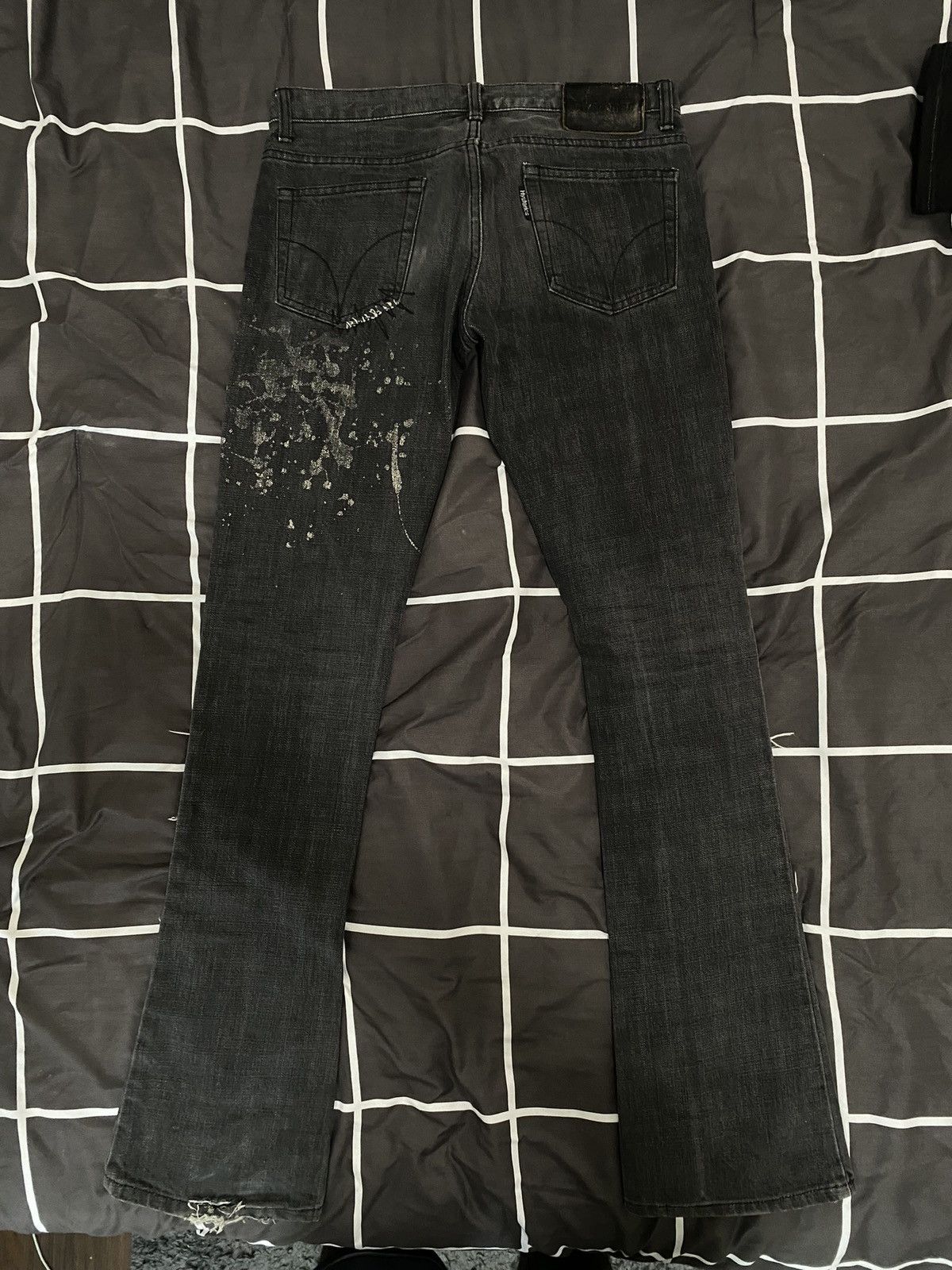 Hysteric Glamour × Japanese Brand Hysteric glamour paint splatter denim Size US 29 - 4 Thumbnail