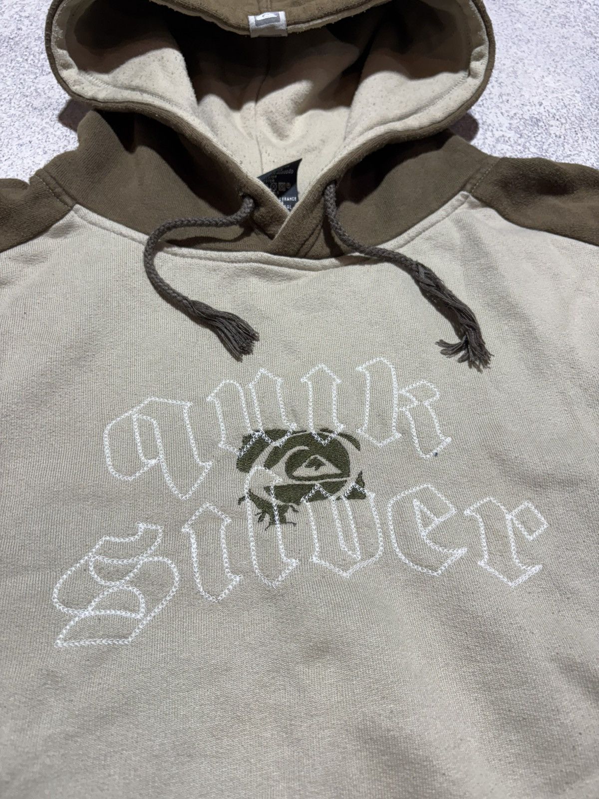 Quiksilver × Vintage Quiksilver Vintage Hoodie Surf Y2K Big logo Retro Sweatshirt Size US XL / EU 56 / 4 - 4 Thumbnail