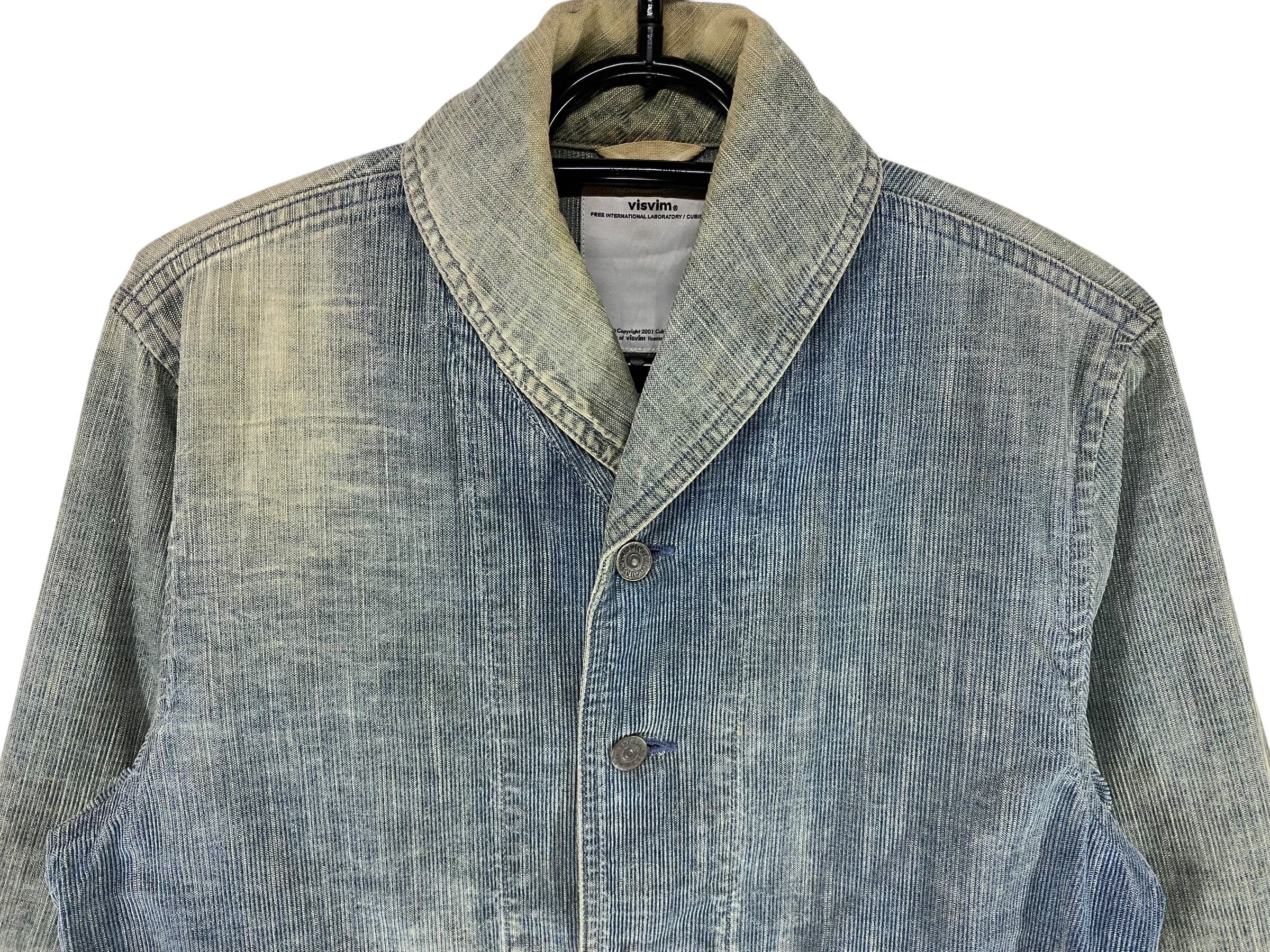 Visvim Visvim shawl collar distressed USN chore jacket Size US S / EU 44-46 / 1 - 4 Thumbnail