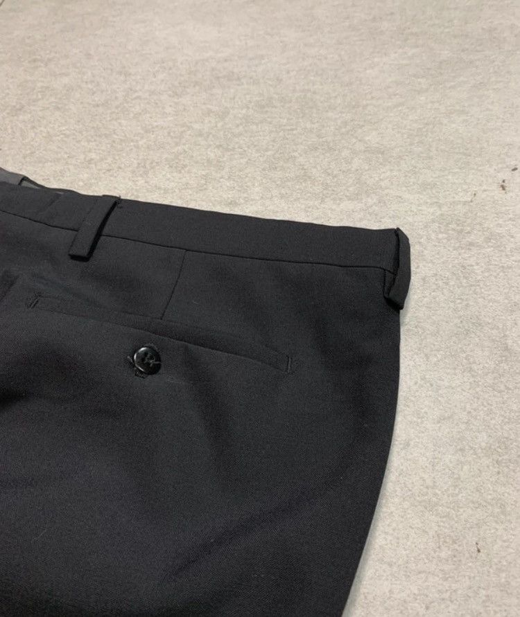 Burberry Y2k 2000s black Vintage Burberry wide leg pleated trousers Size US 38 / EU 54 - 5 Thumbnail