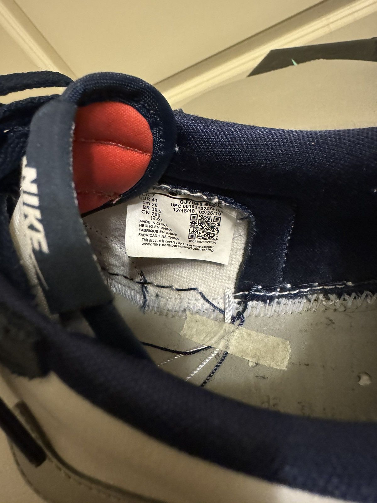 Jordan Brand × Nike Jordan 1 Low Sb Midnight Navy Size US 8 / EU 41 - 7 Thumbnail