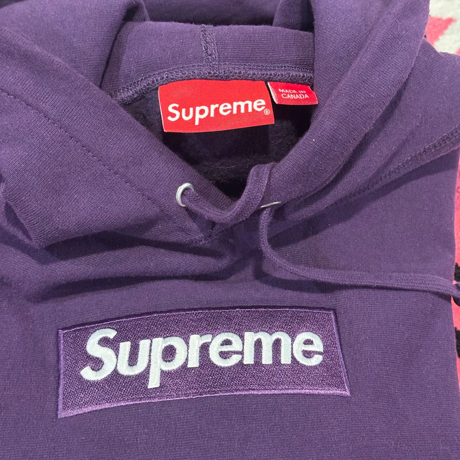 Supreme Supreme Box Logo Hooded Sweatshirt (FW23) – Dark Purple – XL Size US XL / EU 56 / 4 - 13 Thumbnail