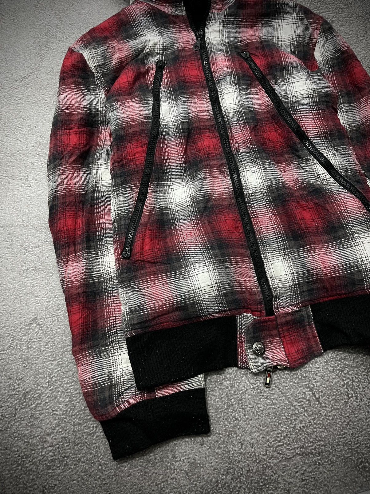 In The Attic 2000s Rare In The Attic Zip Fur Hood Jacket Size US M / EU 48-50 / 2 - 3 Thumbnail