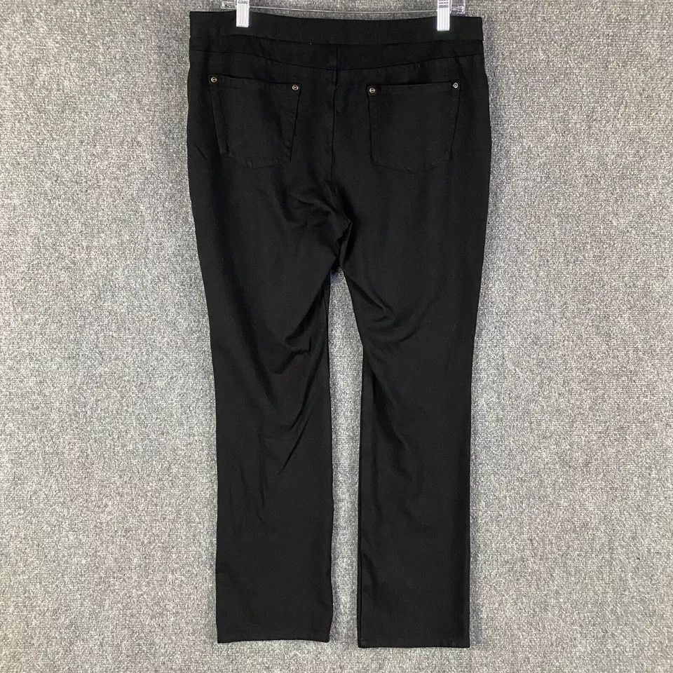 NYDJ NYDJ Pants Women's 12 Ankle Straight Leg Stretch Rayon Blend Size 34" / US 12 / IT 48 - 6 Thumbnail