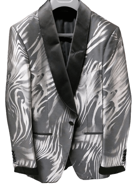 Tom Ford o1loc1c0824 11NK40SZ Giacca Jacket in Black/Silver Size US S / EU 44-46 / 1 - 1 Thumbnail