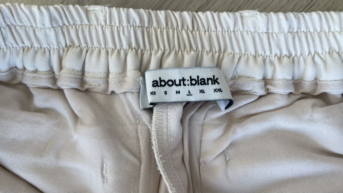 About:Blank about:blank Men’s Pleated Trousers- Off White Size 34R - 5 Thumbnail