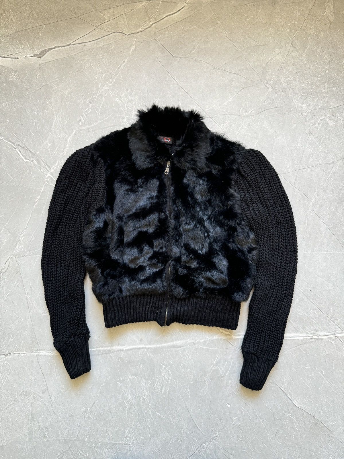 Hysteric Glamour Vintage Fur Knitted Jacket IfSixWasNine Style y2k Avantgarde Size M / US 6-8 / IT 42-44 - 1 Thumbnail