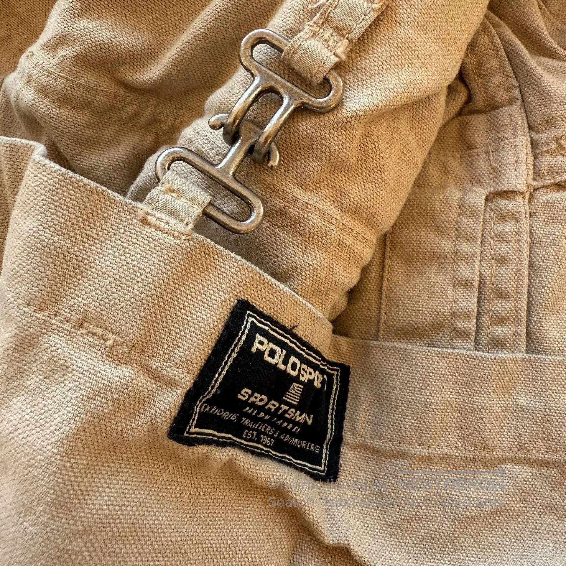 RLX Ralph Lauren Vintage Outdoor Canvas Jacket. Size US XL / EU 56 / 4 - 7 Thumbnail