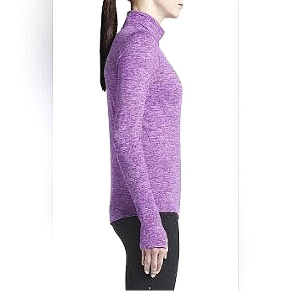 Nike Dri-Fit Element 1/2 Zip Athletic Top Active Outdoor Spring Size M / US 6-8 / IT 42-44 - 2 Thumbnail