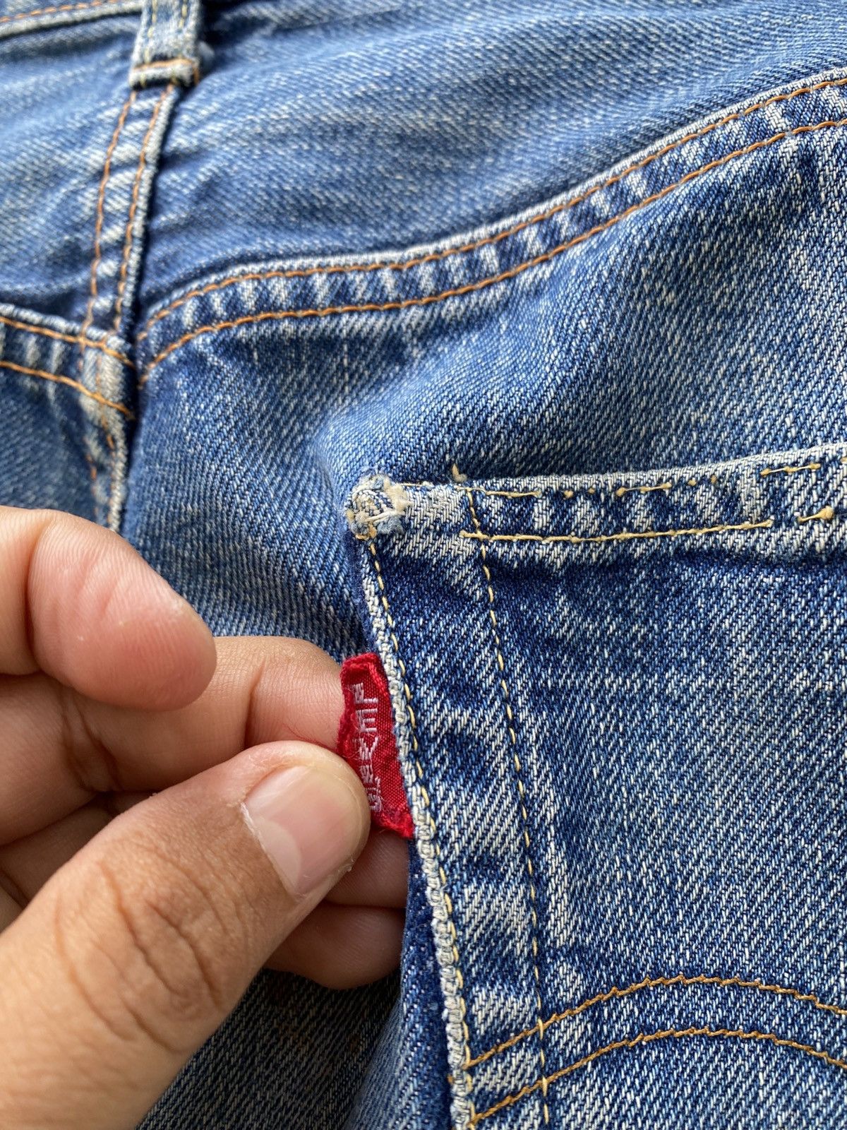 Levi's Vintage Clothing W36x28 true Vintage levi's redline big E repaired Size US 36 / EU 52 - 9 Thumbnail