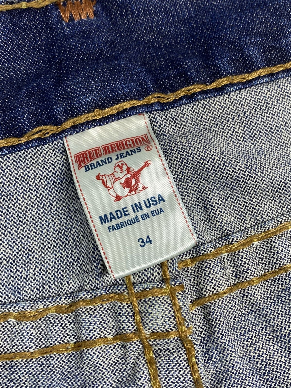 True Religion True Religion Ricky Jeans Made In USA Straight Stitched Y2K Size US 34 / EU 50 - 19 Thumbnail