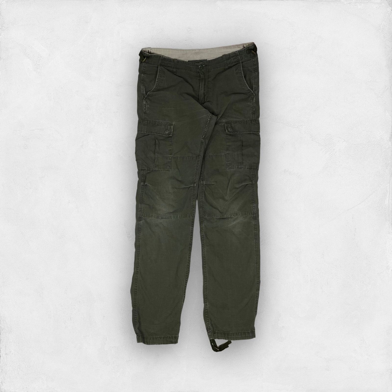 Carhartt Carhartt Men's Olive Green Cotton Cargo Aviation Pant 31x34 Size US 31 - 3 Thumbnail