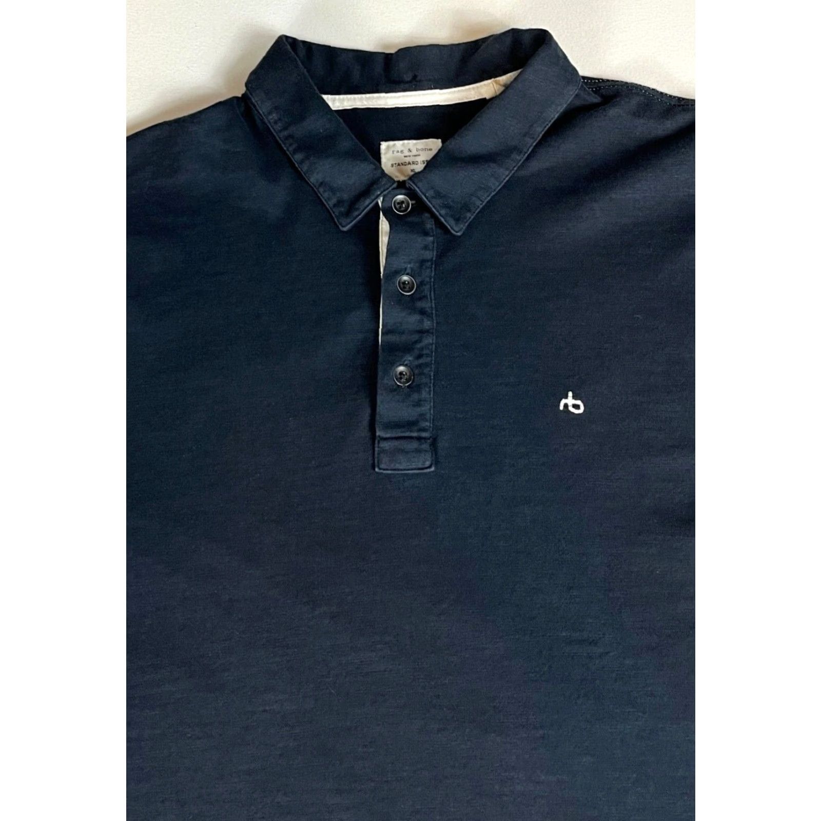 Rag & Bone rag & bone Polo Shirt Men's XL Black Classic Shirt Men XL Polo Shirt - Rag & Bone Vintage? Size US XL / EU 56 / 4 - 2 Thumbnail