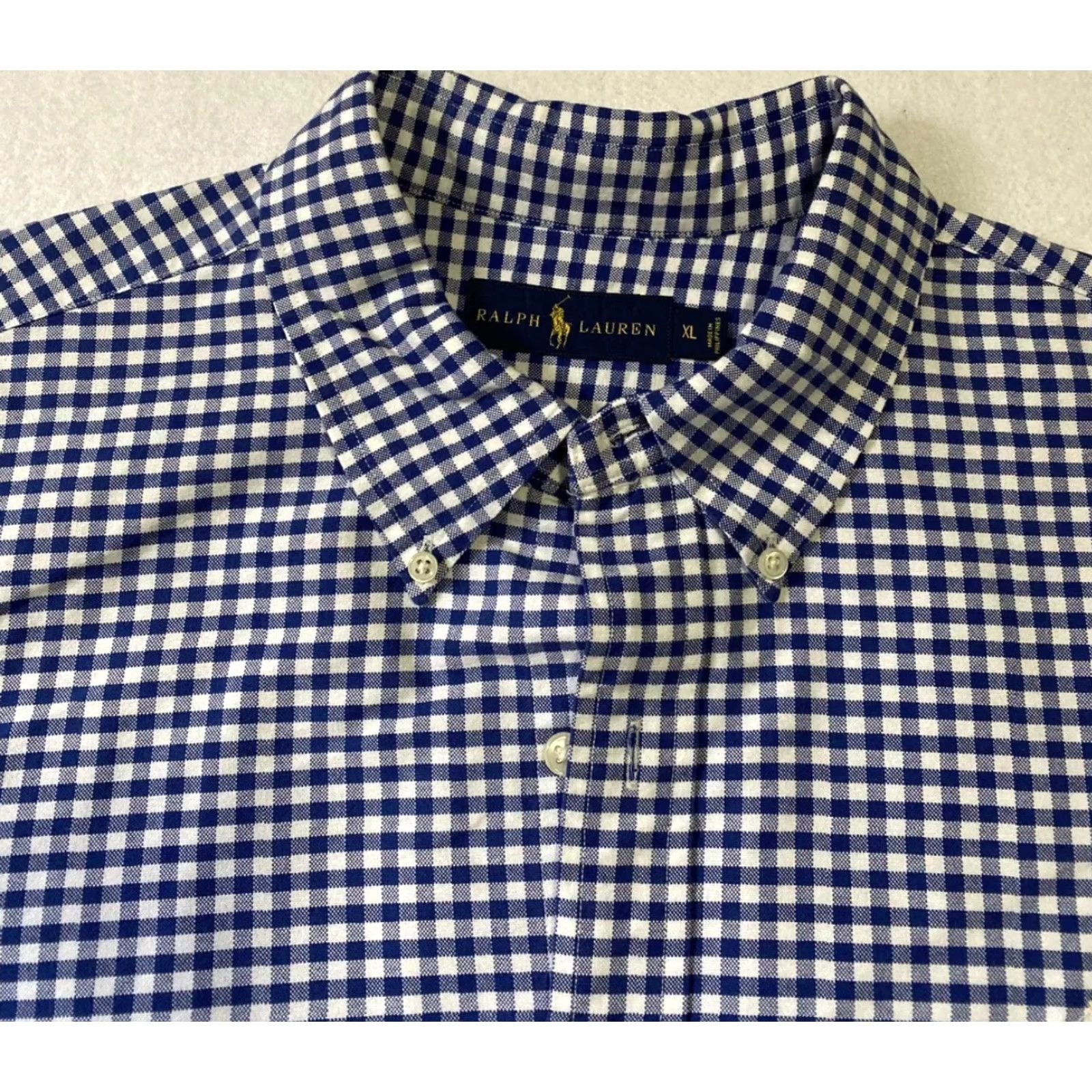 Polo Ralph Lauren Polo Ralph Lauren Dress Shirt Men’s XL Long Sleeve Button Down Blue 25-22 Size 46R - 3 Thumbnail