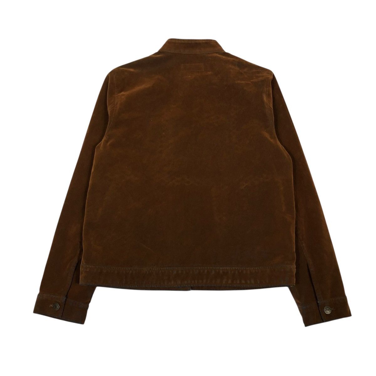 Japanese Brand 🔥RICH BROWN CROPPED CHORE BIKER JACKET SKY BOMBER Size US L / EU 52-54 / 3 - 2 Thumbnail