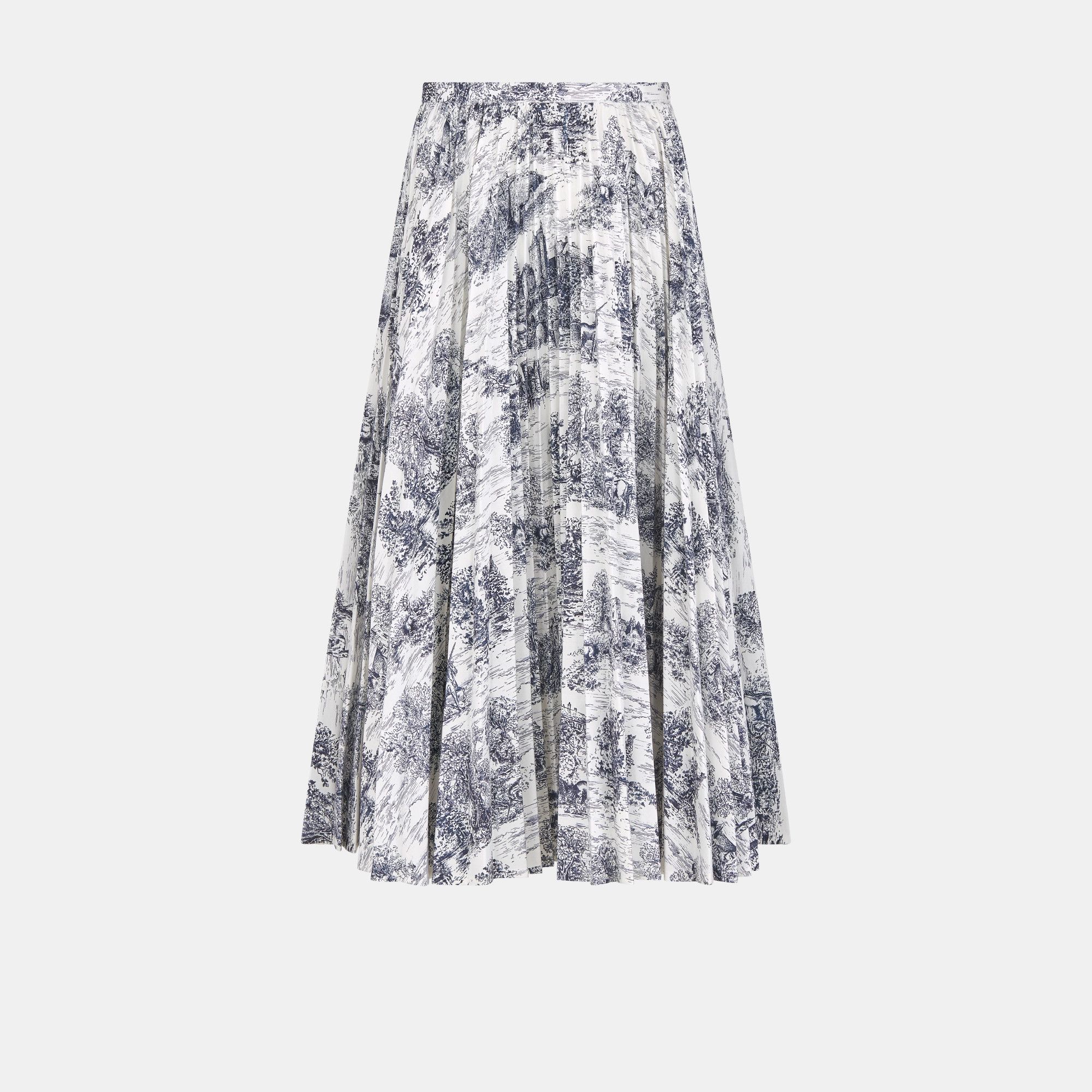 Dior o1bcso1str0126 Midi Skirts in White Size 26" / US 2 / IT 38 - 1 Preview