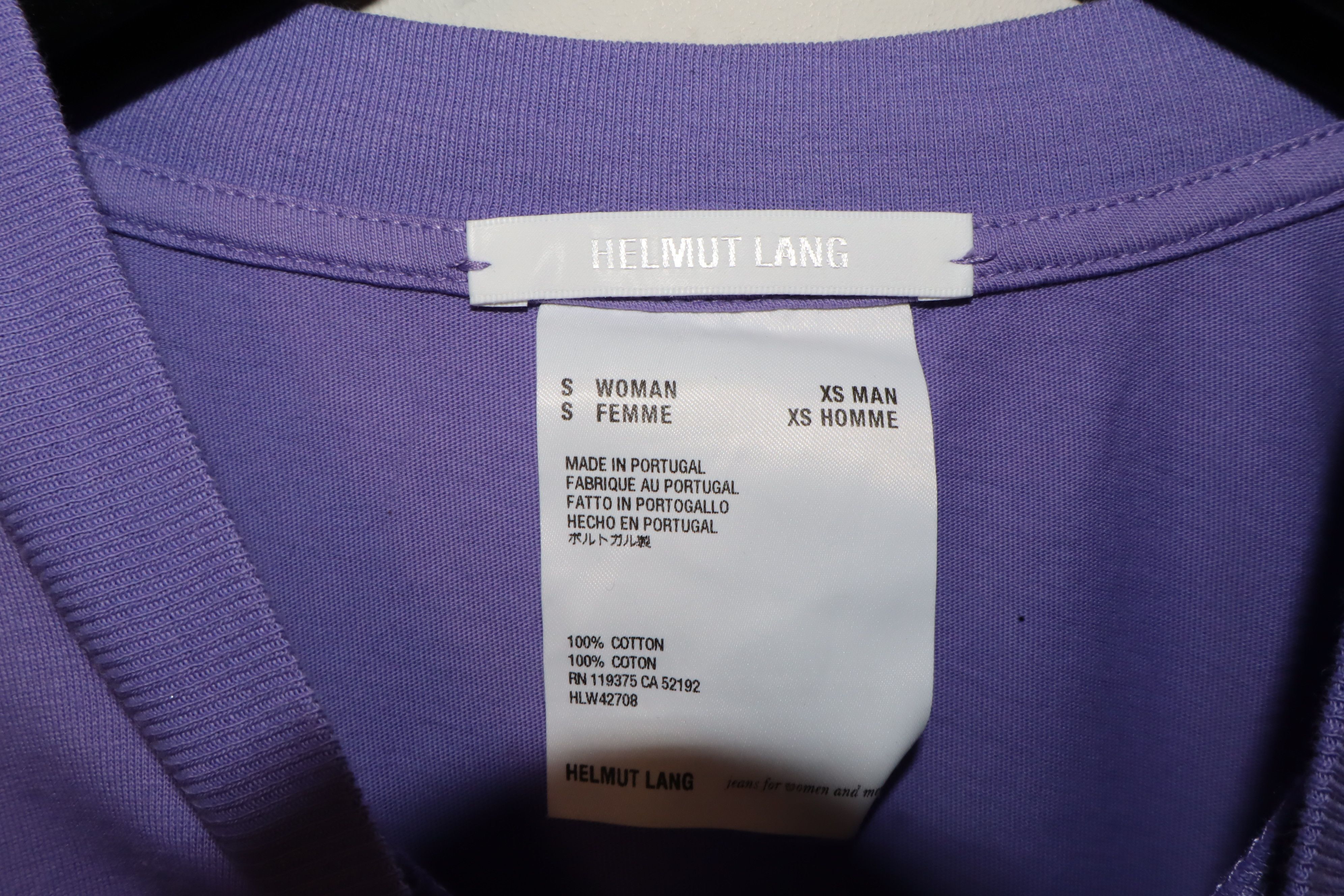 Helmut Lang Oversized log print t-shirt Size US XS / EU 42 / 0 - 4 Thumbnail