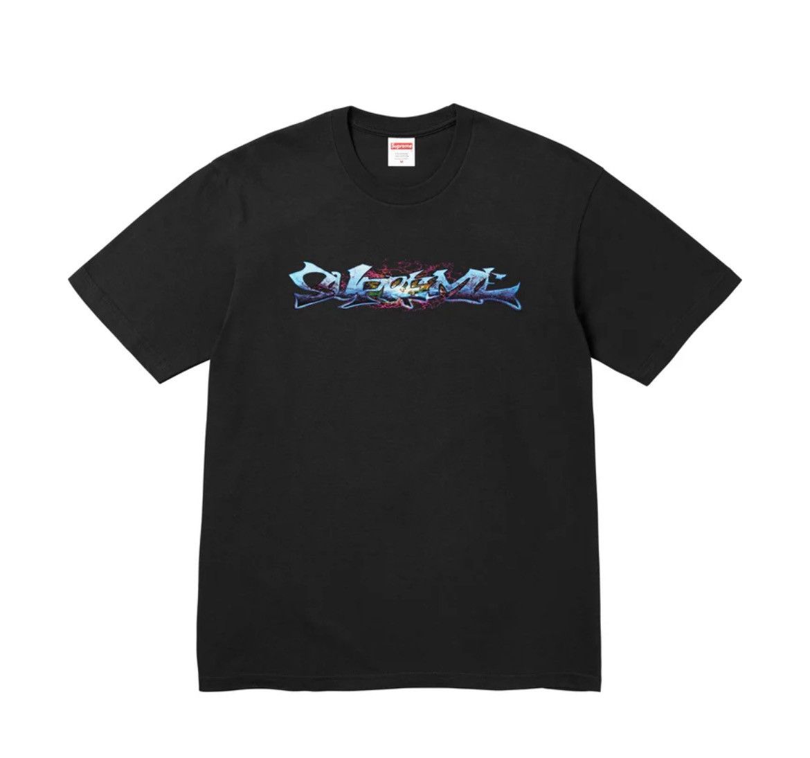 Supreme Supreme Tag Tee Black FW25 Size US M / EU 48-50 / 2 - 1 Thumbnail