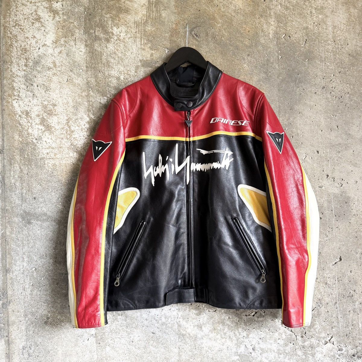 Yohji Yamamoto AW04 Dainese Leather Racer Jacket | Grailed