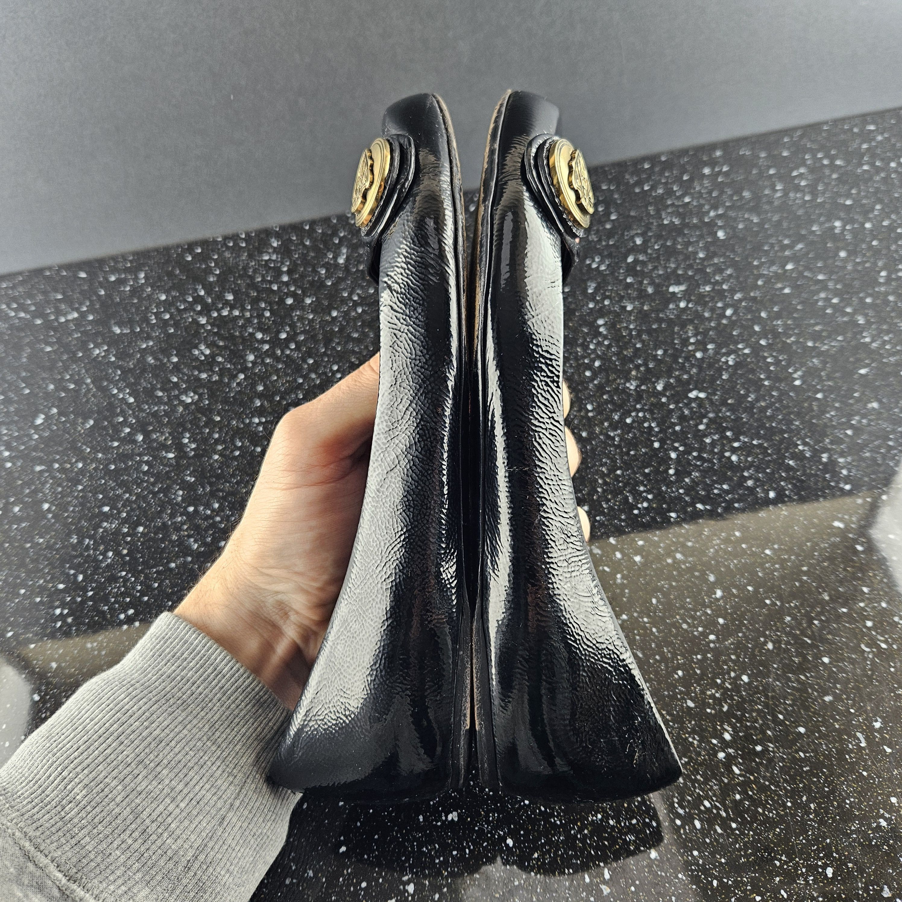 Gucci Gucci black patent leather ballets flats Sz 37 Size US 7 / IT 37 - 13 Thumbnail