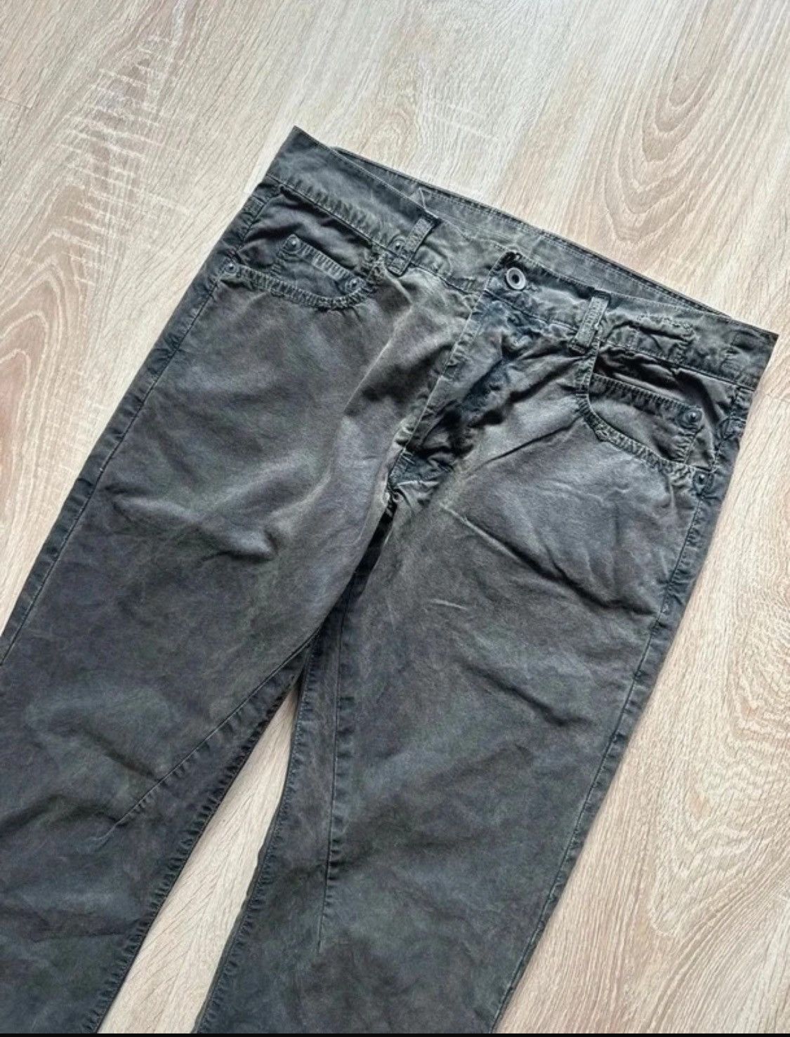 Rick Owens Drkshdw Rick Owens OM Drkshdw Detroit Cut FW08 Size US 31 - 2 Thumbnail