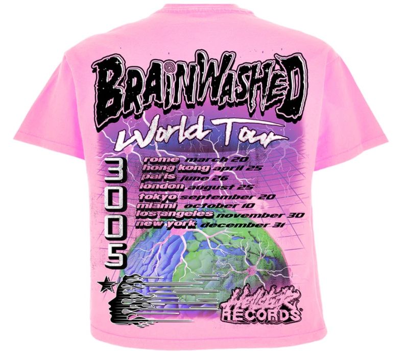 HELLSTAR Hellstar Brainwashed World Tour T-Shirt Size Large | Grailed