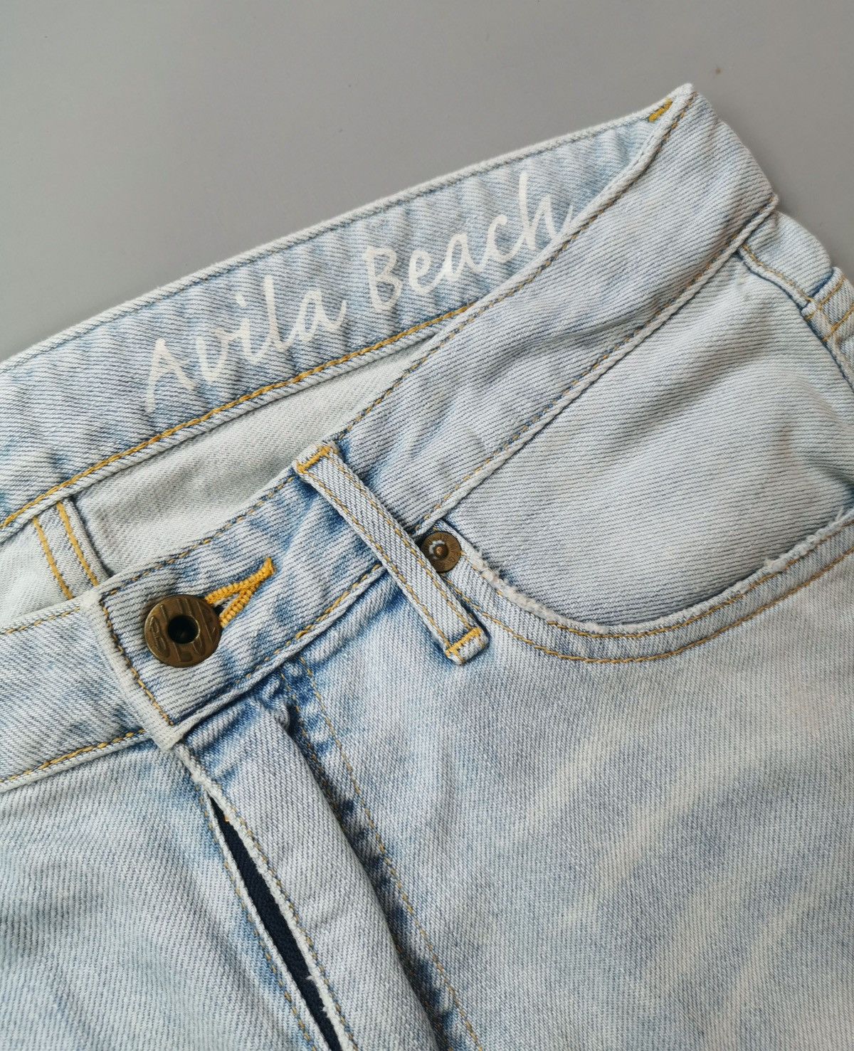 Pure Blue Japan Avila Beach Japan Blue Distressed Reworked Skinny Jeans Size US 30 / EU 46 - 5 Thumbnail