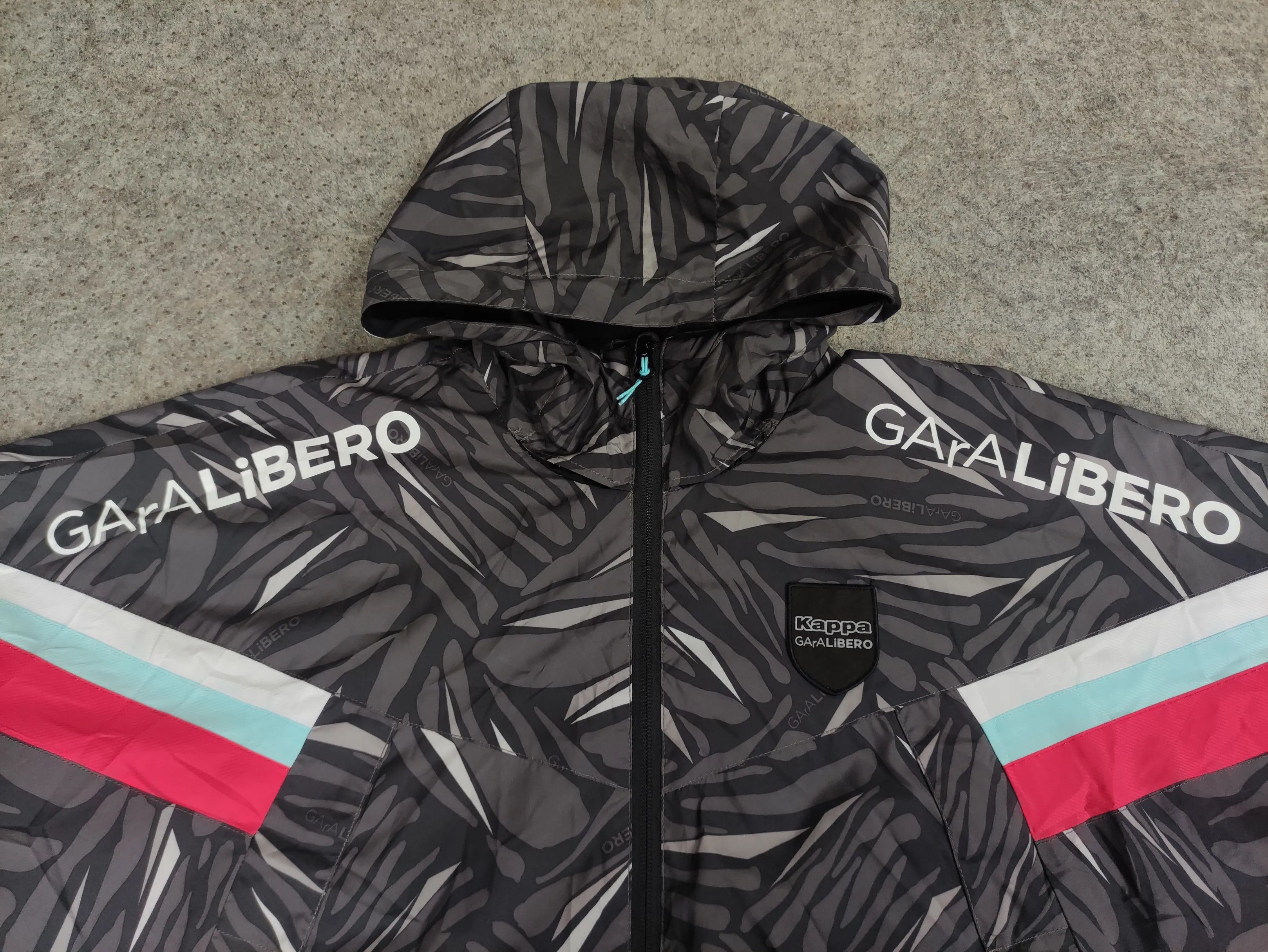 Japanese Brand Kappa x GaraLibero Graphic Windbreaker Jacket Size XL Size US XL / EU 56 / 4 - 2 Thumbnail