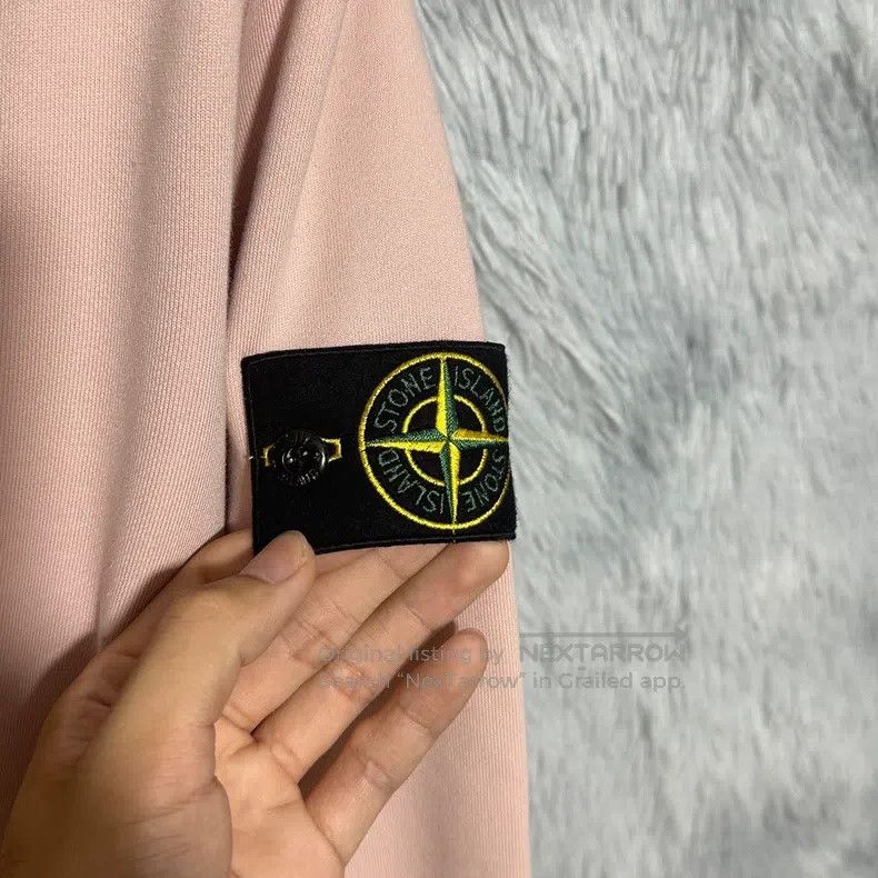 Stone Island Stone Island Round Neck Sweatshirt, Basic Sweatshirt, Pink Size US XL / EU 56 / 4 - 6 Thumbnail