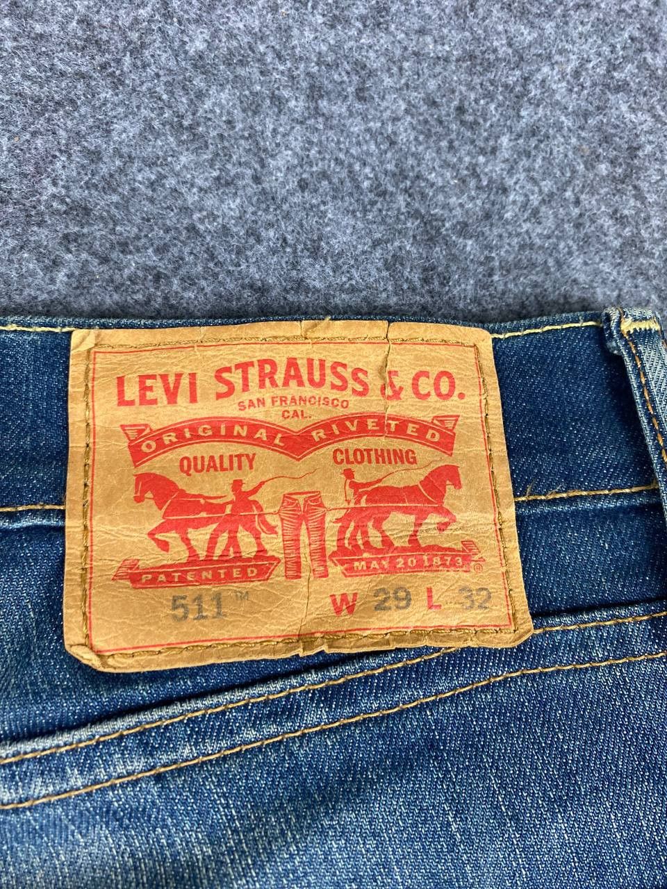 Levi's levis 511 slim denim slightly distressed Size US 32 / EU 48 - 5 Thumbnail