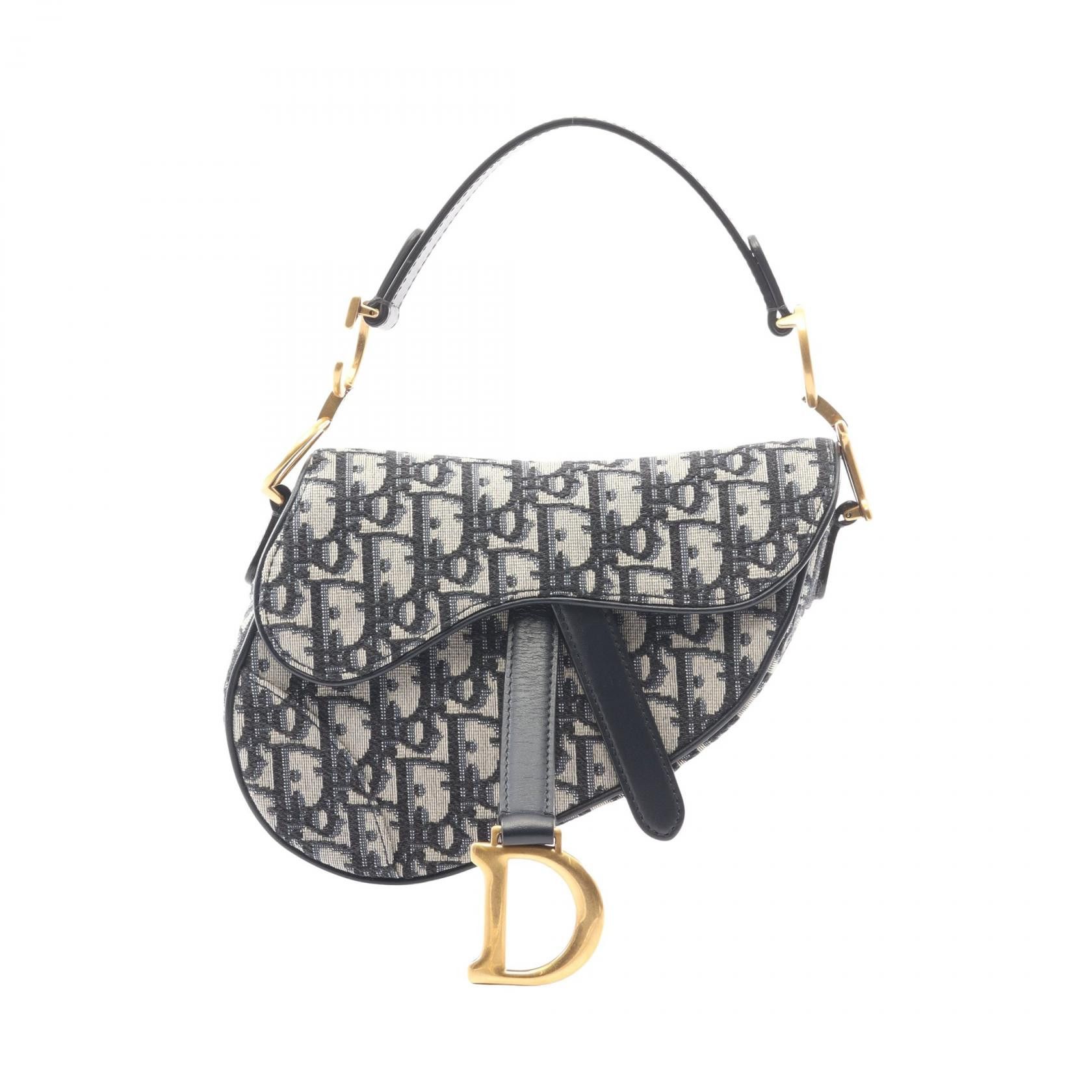 Dior Dior Dior Saddle Bag Oblique Jacquard handbag Textile Handbag DUTY FREE for USA Size ONE SIZE - 1 Thumbnail