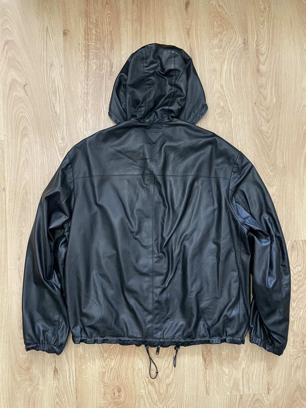 Prada Prada reversible leather/ nylon jacket Size US L / EU 52-54 / 3 - 5 Thumbnail