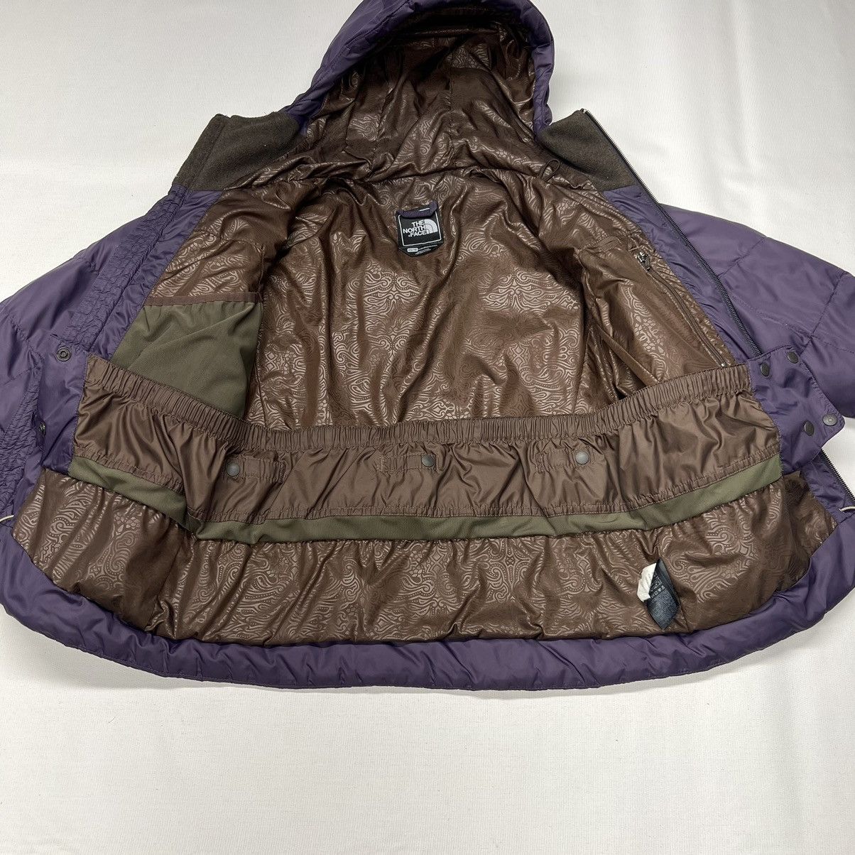 The North Face The North Face Down Jacket 600 Full Puffer Purple Plum Zip Size XS / US 0-2 / IT 36-38 - 9 Thumbnail