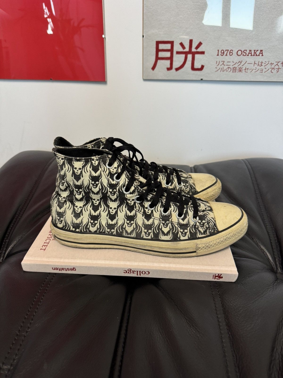 Converse Vintage Converse Chuck Taylor Devil High Top Avant Garde Size US 9.5 / EU 42-43 - 4 Thumbnail
