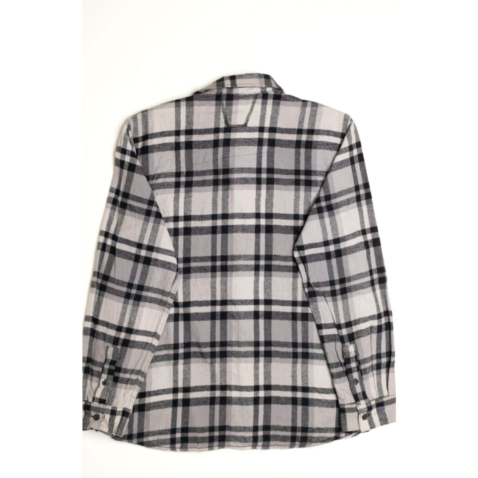 Vintage VINTAGE SK Apparel Gray Plaid Flannel Shirt X-Large Mens Size US XL / EU 56 / 4 - 3 Thumbnail