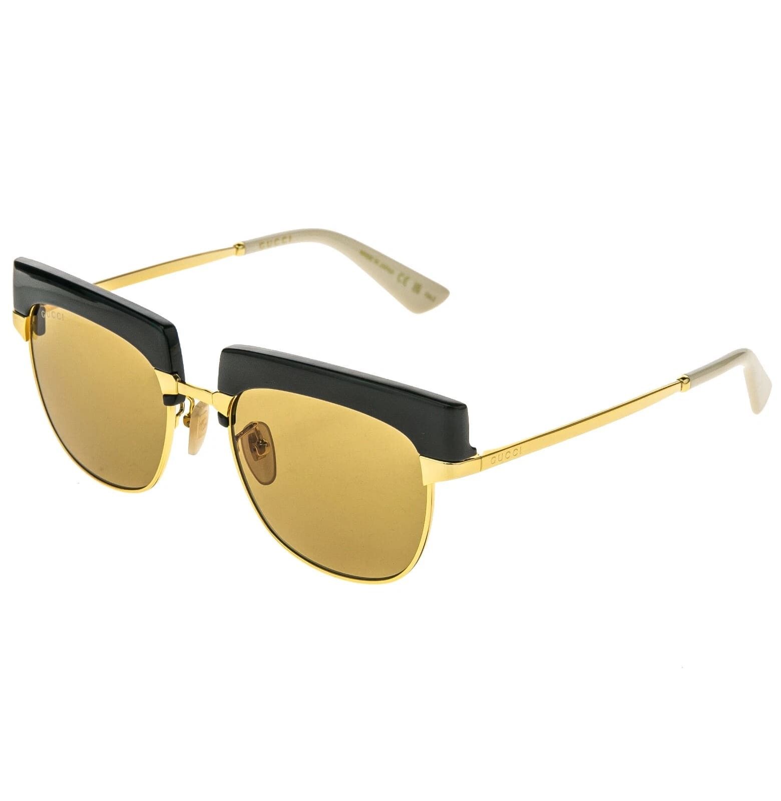 Gucci GUCCI SUPREME 1132 Gold Gg1132S 001 Retro Rim Sunglasses Size ONE SIZE - 5 Thumbnail